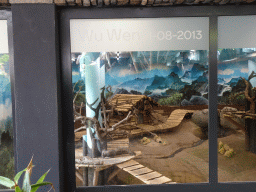 The small house at the residence of the Giant Panda `Wu Wen` at Pandasia at the Ouwehands Dierenpark zoo