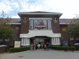 Front of the Designer Outlet Roermond at the Kazerneplein square