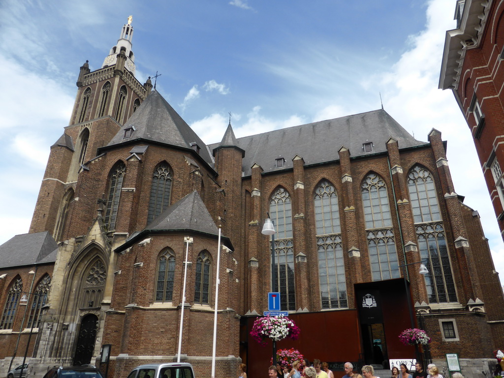 The southeast side of the Saint Christopher Cathedral, viewed from the Grotekerkstraat street