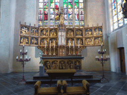 Altar at the side chapel at the southeast side of the Saint Christopher Cathedral