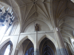 Ceiling and statue at the south transept of the Saint Christopher Cathedral