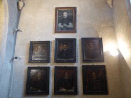 Portraits of the bishops of Roermond at the northwest side of the Saint Christopher Cathedral