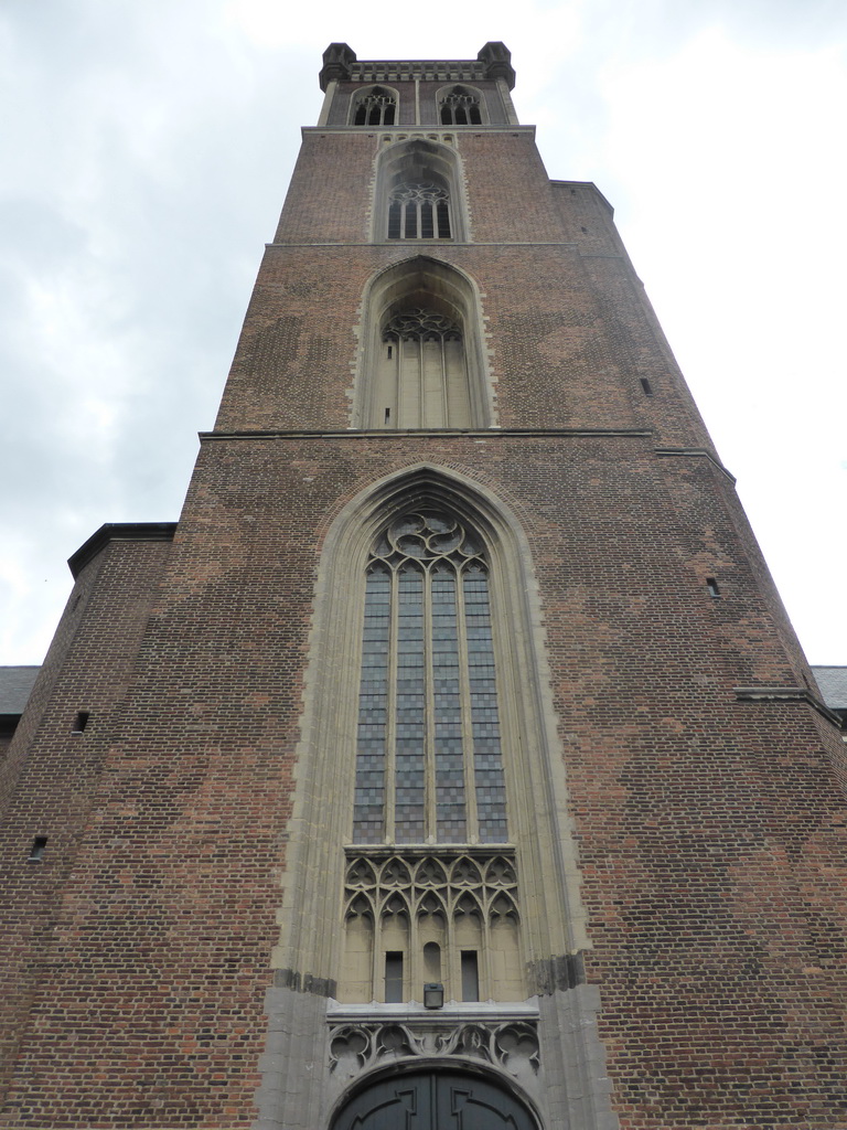 The south side of the tower of the Saint Christopher Cathedral