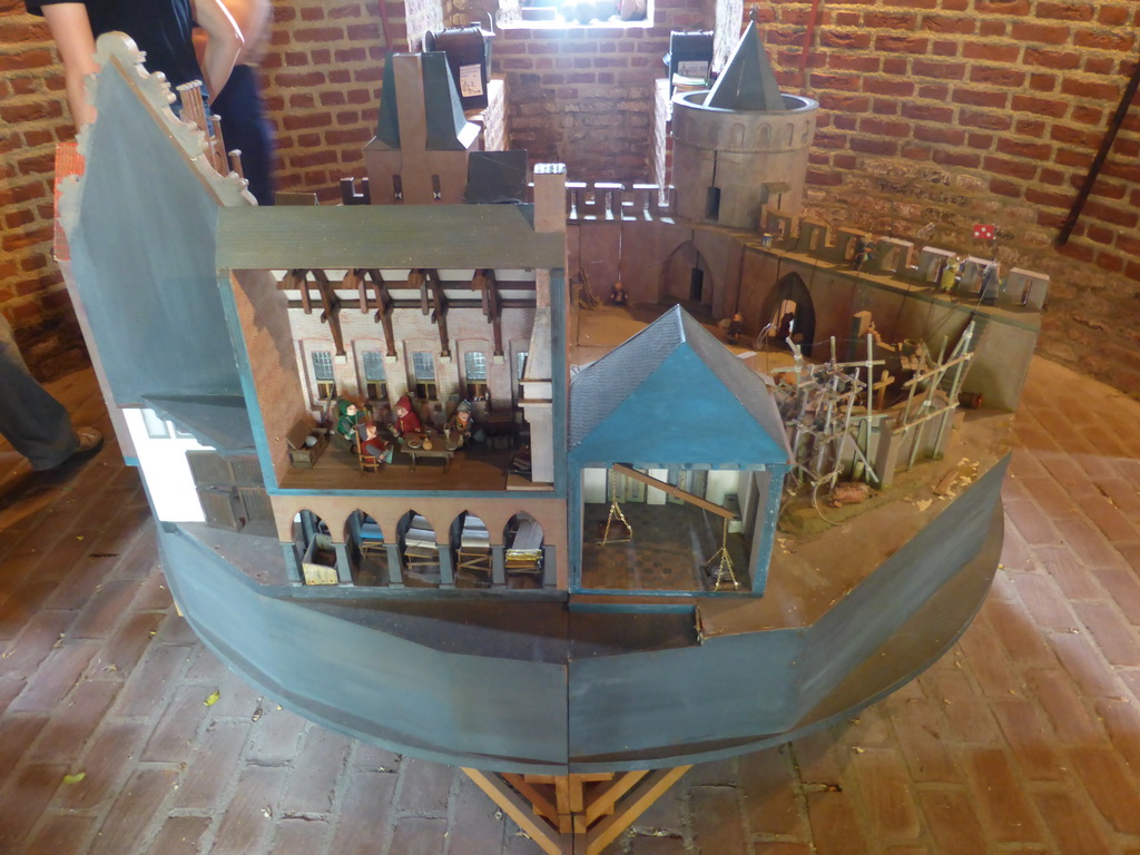 Scale model at the Cattentoren tower