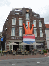 Front of Hotel-Brasserie Dux at the Roerkade street