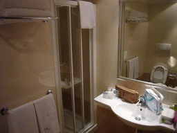 Our bathroom in the hotel `Hotel Eurostars Roma Congress`