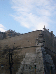 Corner of the wall around Vatican City