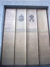 The gate to Vatican City at the Piazza del Risorgimento square