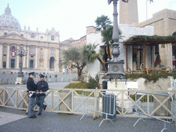 Saint Peter`s Square with St. Peter`s Basilica and the Nativity of Jesus