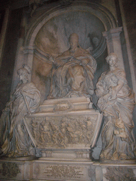 The Monument of Pope Leo XI, inside St. Peter`s Basilica