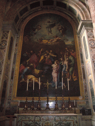 The Altar of Transfiguration, inside St. Peter`s Basilica