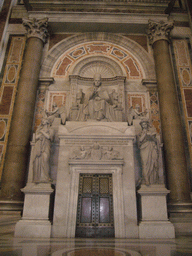 The Monument to Pope Pius VII, inside St. Peter`s Basilica