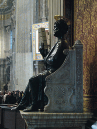The Statue of St. Peter, inside St. Peter`s Basilica