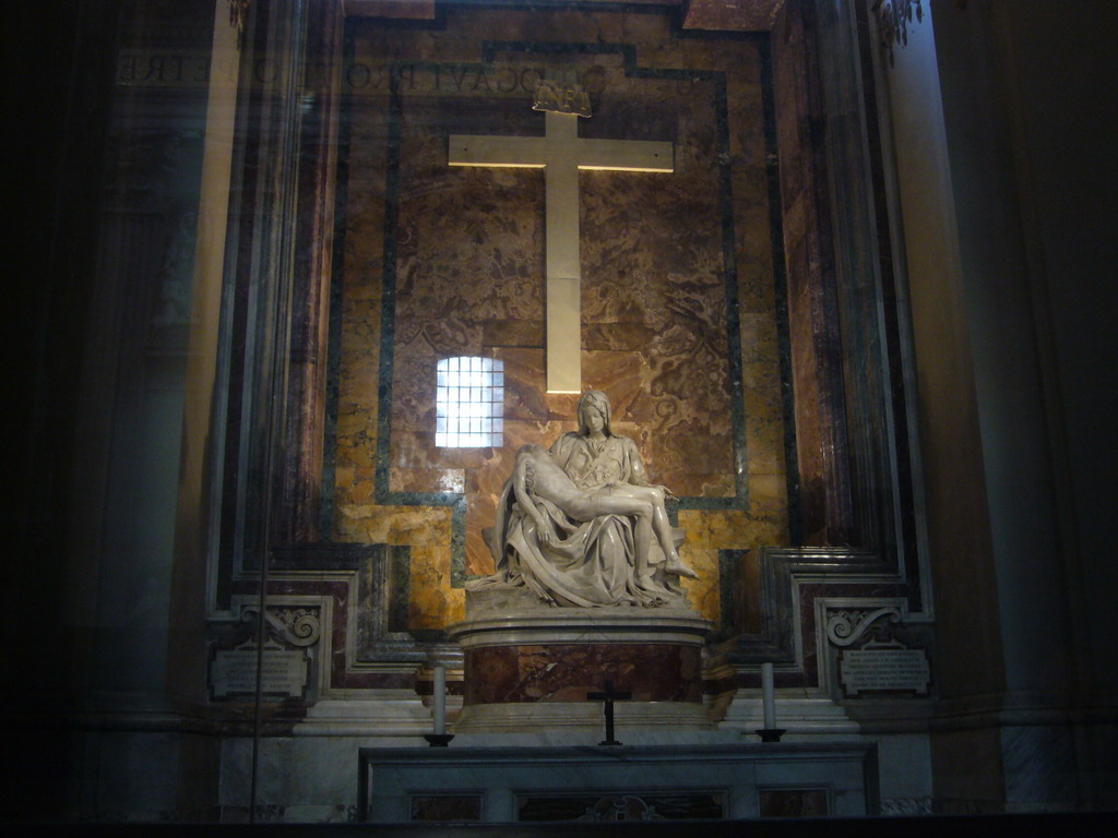 The Chapel of the Pieta, inside St. Peter`s Basilica