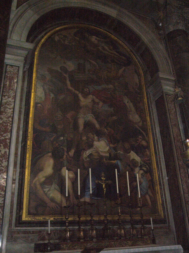 The Chapel of St. Sebastian, inside St. Peter`s Basilica