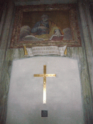 Grave of Pope Clemens X, inside St. Peter`s Basilica