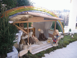 Nativity of Jesus along the Viale Vaticano street