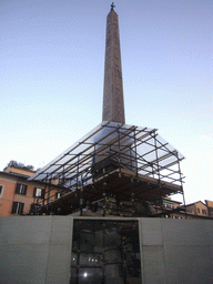 The Fountain of the Four Rivers (Fontana dei Quattro Fiumi) at the Piazza Navona