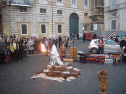 Street artists at the Piazza Navona