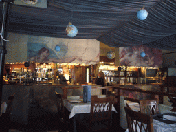 Inside our lunch restaurant near the Colosseum