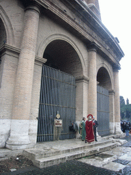 Roman actors at the Colosseum