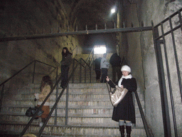 Miaomiao at the entrance to the Colosseum