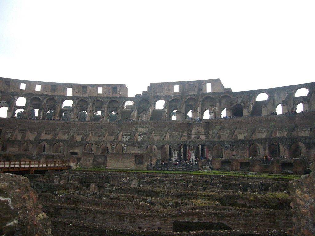 View from level 0 of the Colosseum