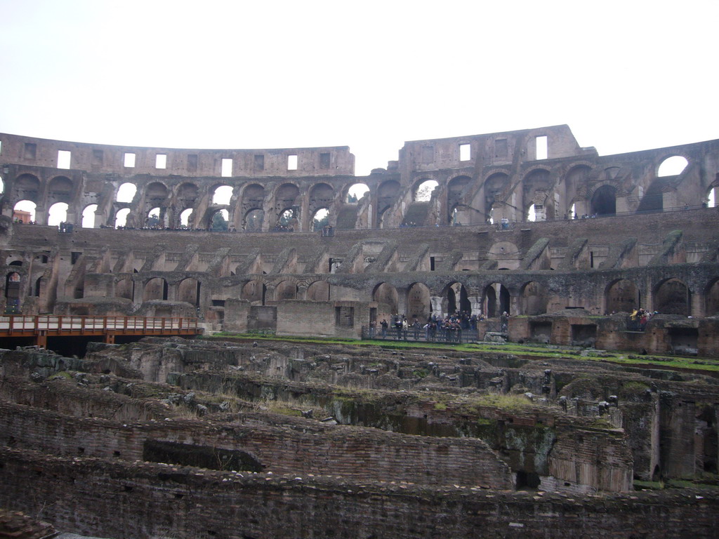 View from level 0 of the Colosseum