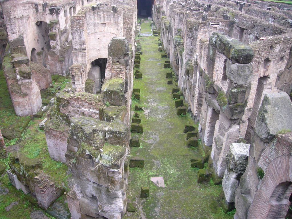 The Hypogeum (catacombs) of the Colosseum