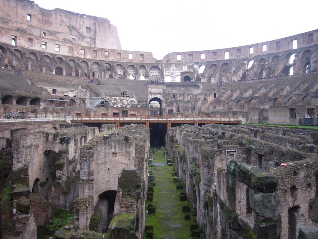 View from level 0 of the Colosseum