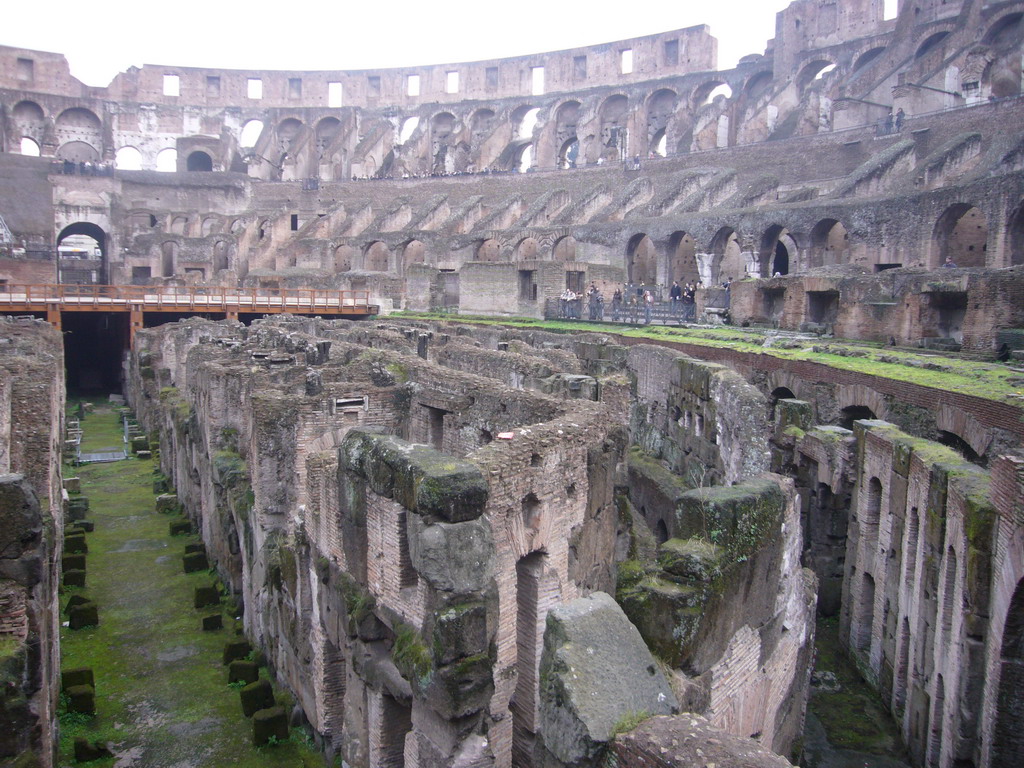 View from level 0 of the Colosseum