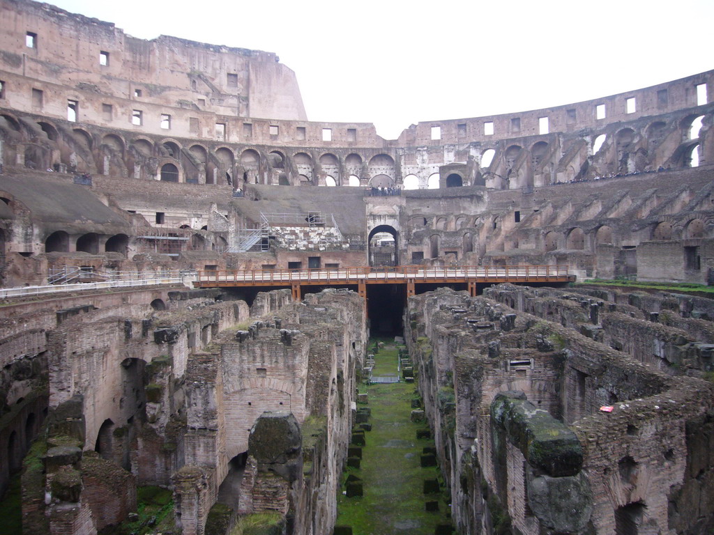 View from level 0 of the Colosseum