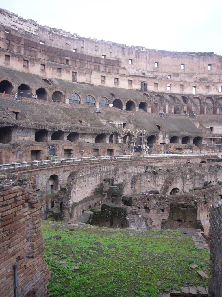 View from level 0 of the Colosseum