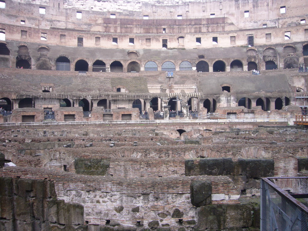 View from level 0 of the Colosseum