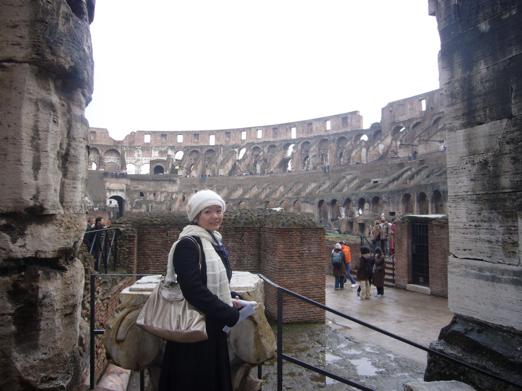 Miaomiao on level 1 of the Colosseum