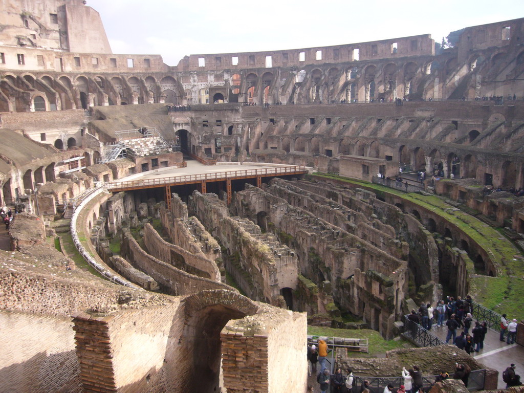 View from level 1 of the Colosseum