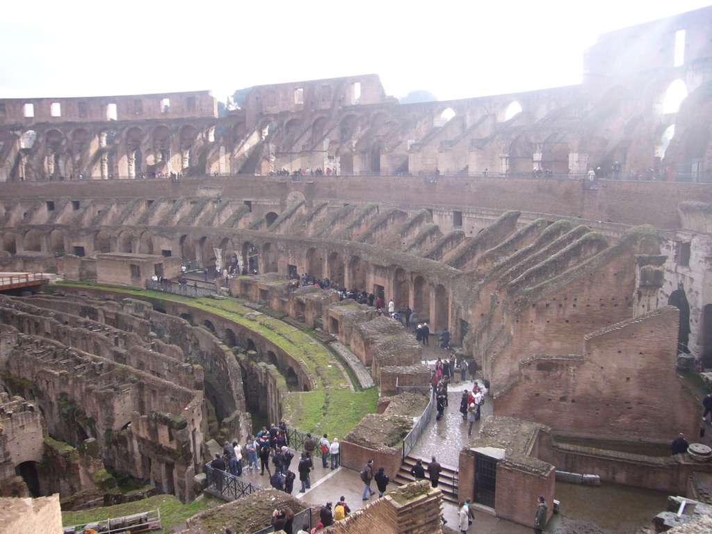 View from level 1 of the Colosseum