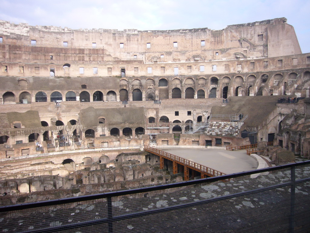 View from level 1 of the Colosseum