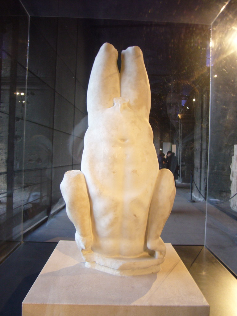 Statue, in the museum at level 1 of the Colosseum