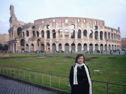 Miaomiao at the Colosseum