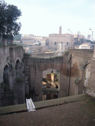 View on the Forum Romanum, the Capitoline Hill and the Monument to Vittorio Emanuele II, from the Palatine Hill