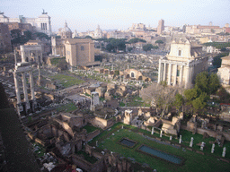 View on the Forum Romanum from the Palatine Hill