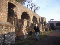 Tim at ruins at the Palatine Hill