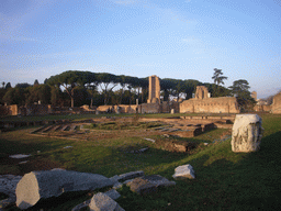 The octagonal fountain of the Domus Flavia at the Palatine Hill