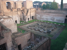 The courtyard, with fountain, of the Domus Augustana at the Palatine Hill