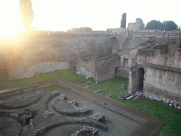 The courtyard, with fountain, of the Domus Augustana at the Palatine Hill