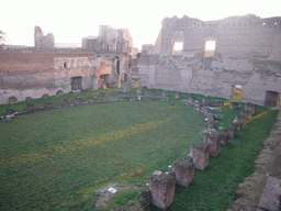 The Stadium of Domitian`s Palace, at the Palatine Hill