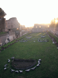 The Stadium of Domitian`s Palace, at the Palatine Hill
