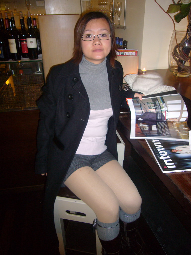 Miaomiao in the Shaki Wine Bar