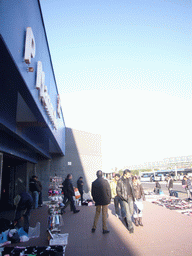 Open market in front of the subway station `P. Mammolo`